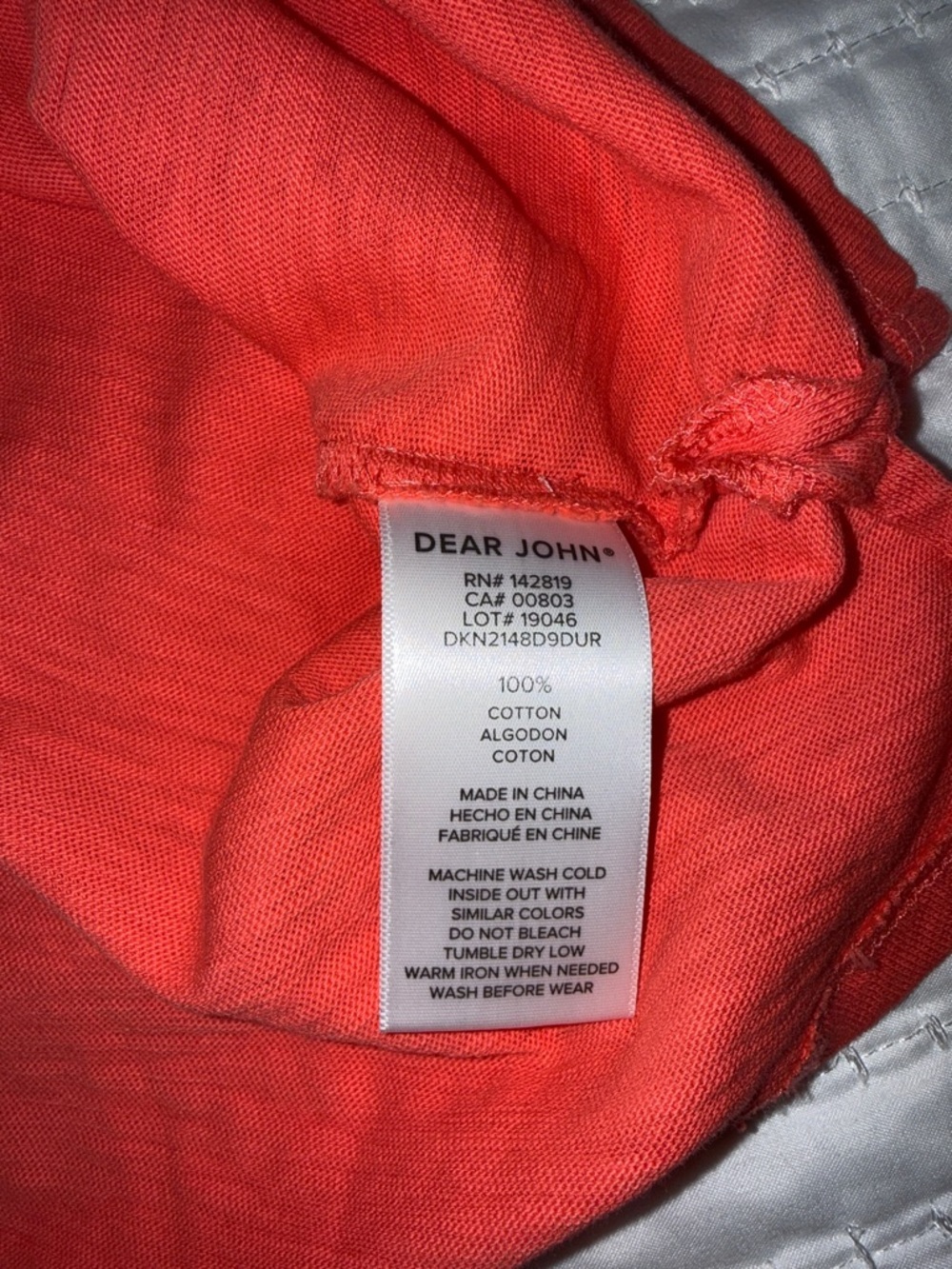 Dear John Sleeveless Crewneck Tank - Picture 4 of 5